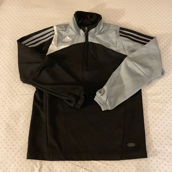 Adidas good condition,few tiny spots,light blue - Picture 1 of 4